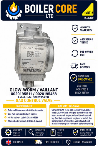 Glow worm vaillant - vaillant, valve