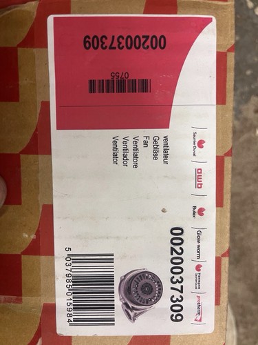 Glow worm boiler fan - glow,